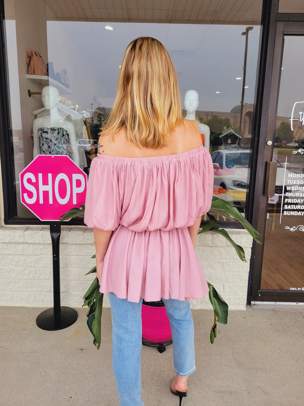 Natalie Peplum Top