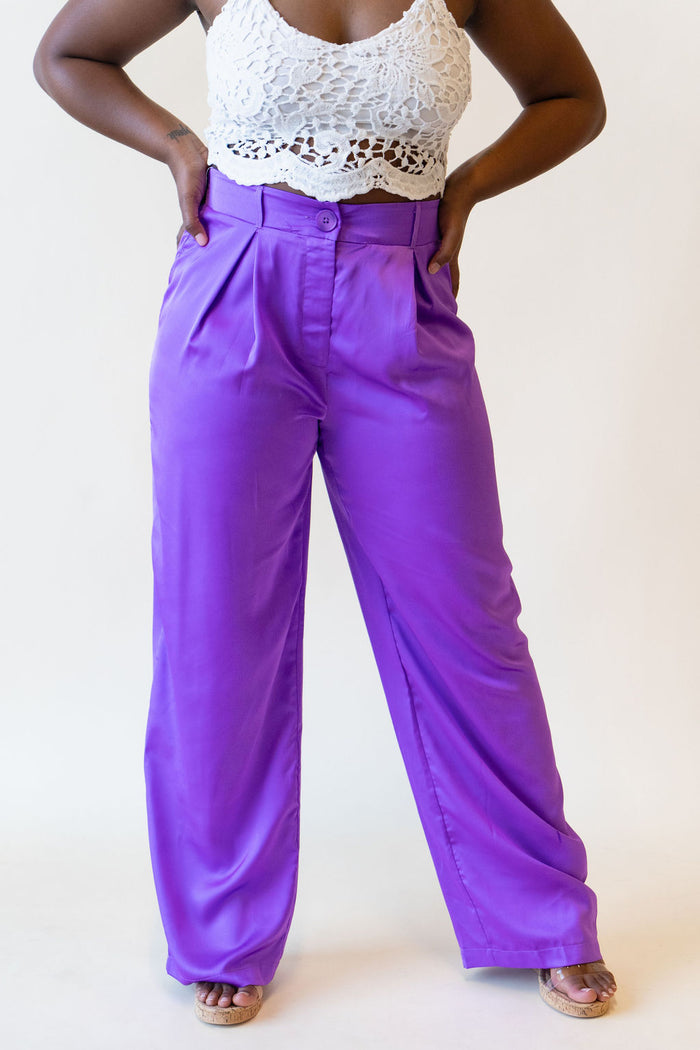 Admire Me Pants- Purple