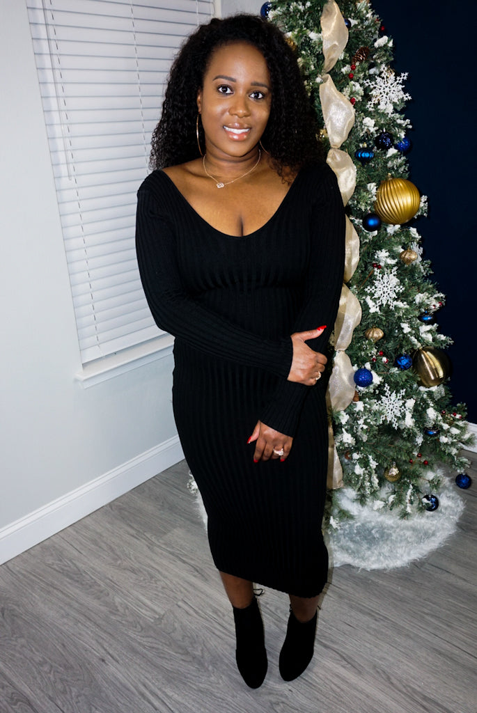 Sweetly Simple Dress - Black