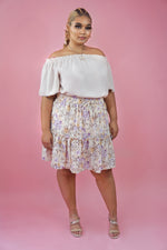 Pretty Petals Skirt - Curvy - FINAL SALE