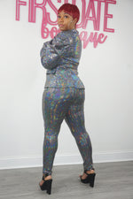 Mirror Ball Pants Suit